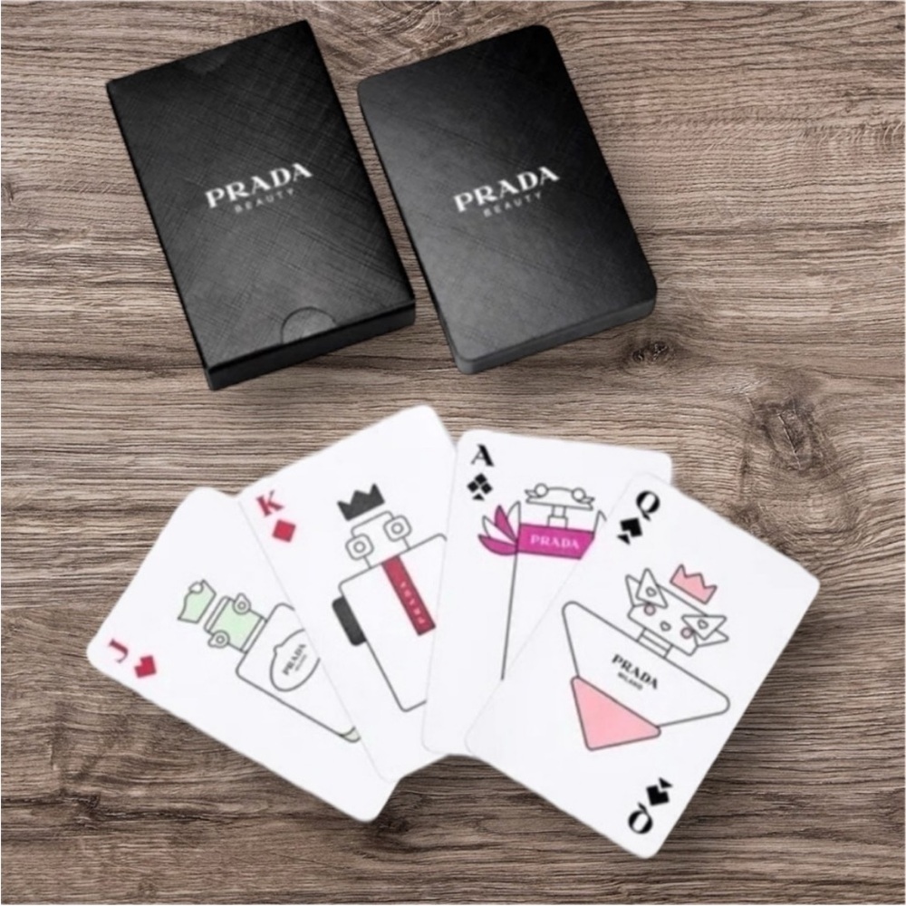 Prada Beauty Playing Cards Set